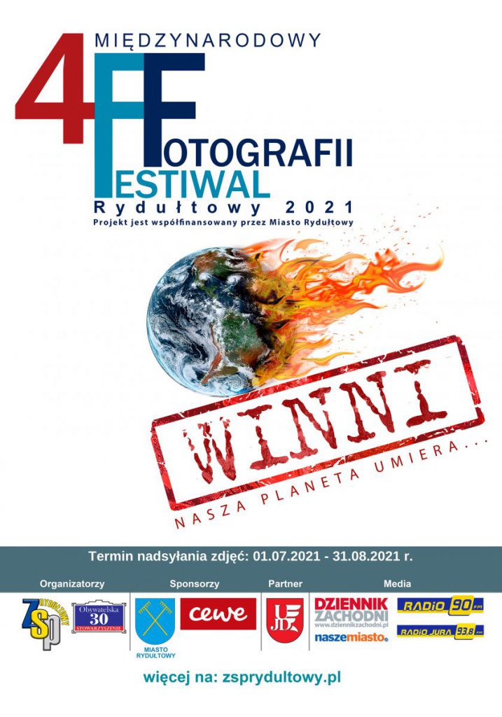 Plakat 4 Międzynarodowego Festiwalu Fotografii Rydułtowy 2021
