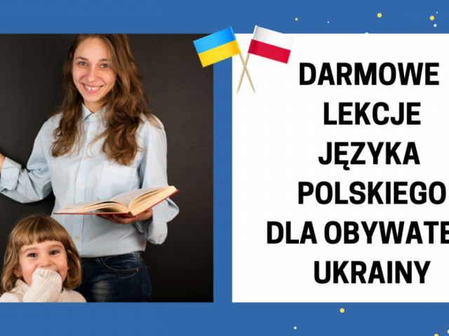 Darmowe lekcje języka polskiego dla obywateli Ukrainy