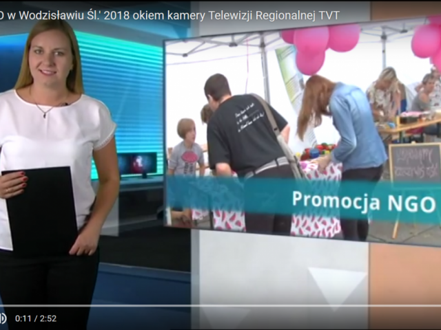 Festiwal Organizacji Pozarządowych w Wodzisławiu Śl. okiem kamery TVT