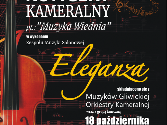 plakat Rydułtowy koncert muzyka Wiednia
