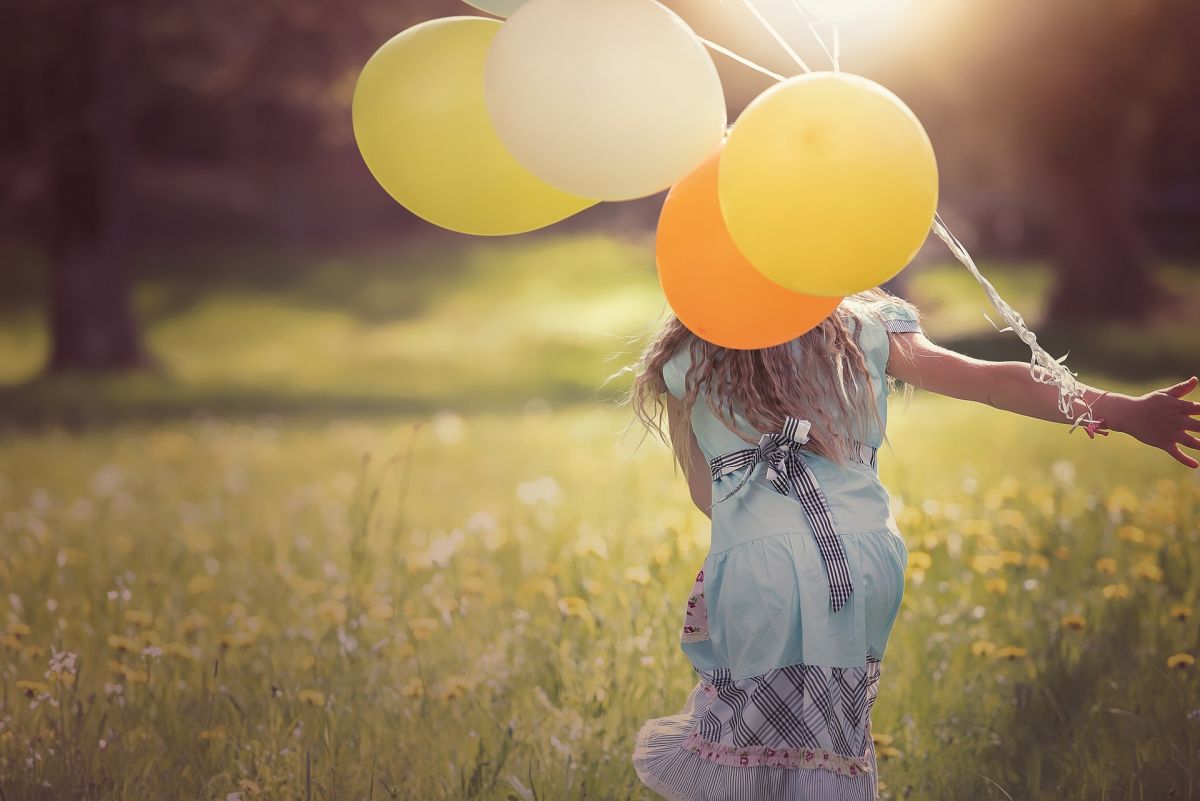 dziewczynka z balonami