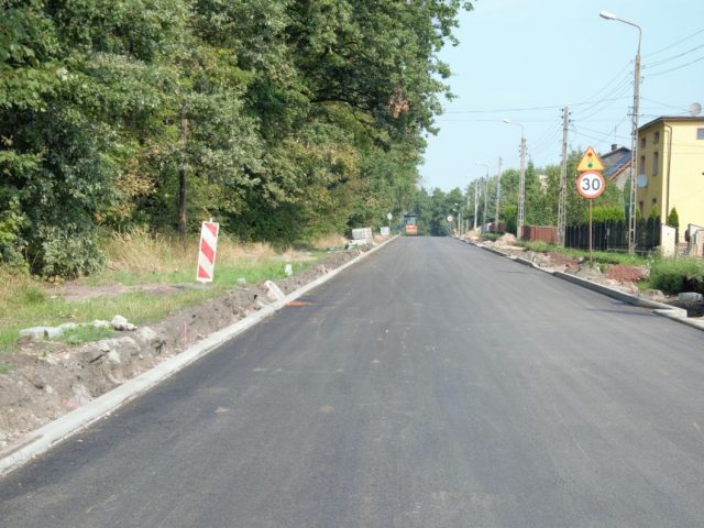 remont ulicy Raciborskiej w Gorzycach