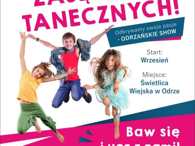 plakat zajęcia taneczne dla dzieci
