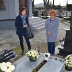 złożenie kwiatów na nagrobkach byłych pracowników i radnych powiatu wodzisławskiego