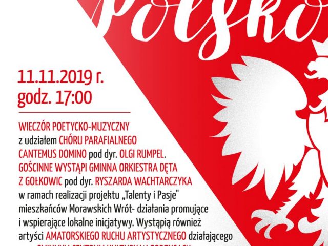 plakat wieczór poetycko-muzyczny w Gorzycach