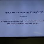 XI Regionalne Forum Edukacyjne