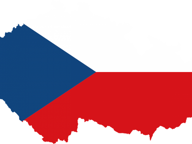 Flaga Republiki Czeskiej grafika