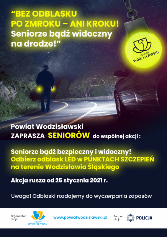 Plakat-Senior Odblaski LED-2021