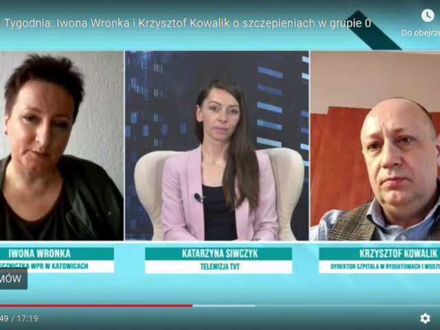 debata tygodnia TVT K.Kowalik w sprawie szczepień - czołówka