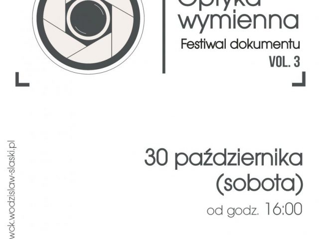 plakat - festiwal dokumentu w WCK