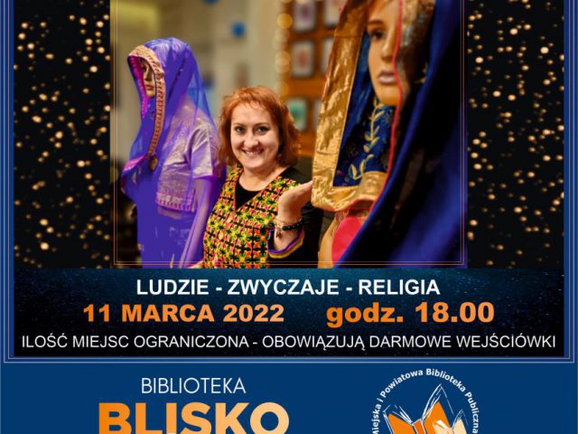 plakat - spotkanie z lidią Białecką w MiPBP w Wodzisławiu Śląskim