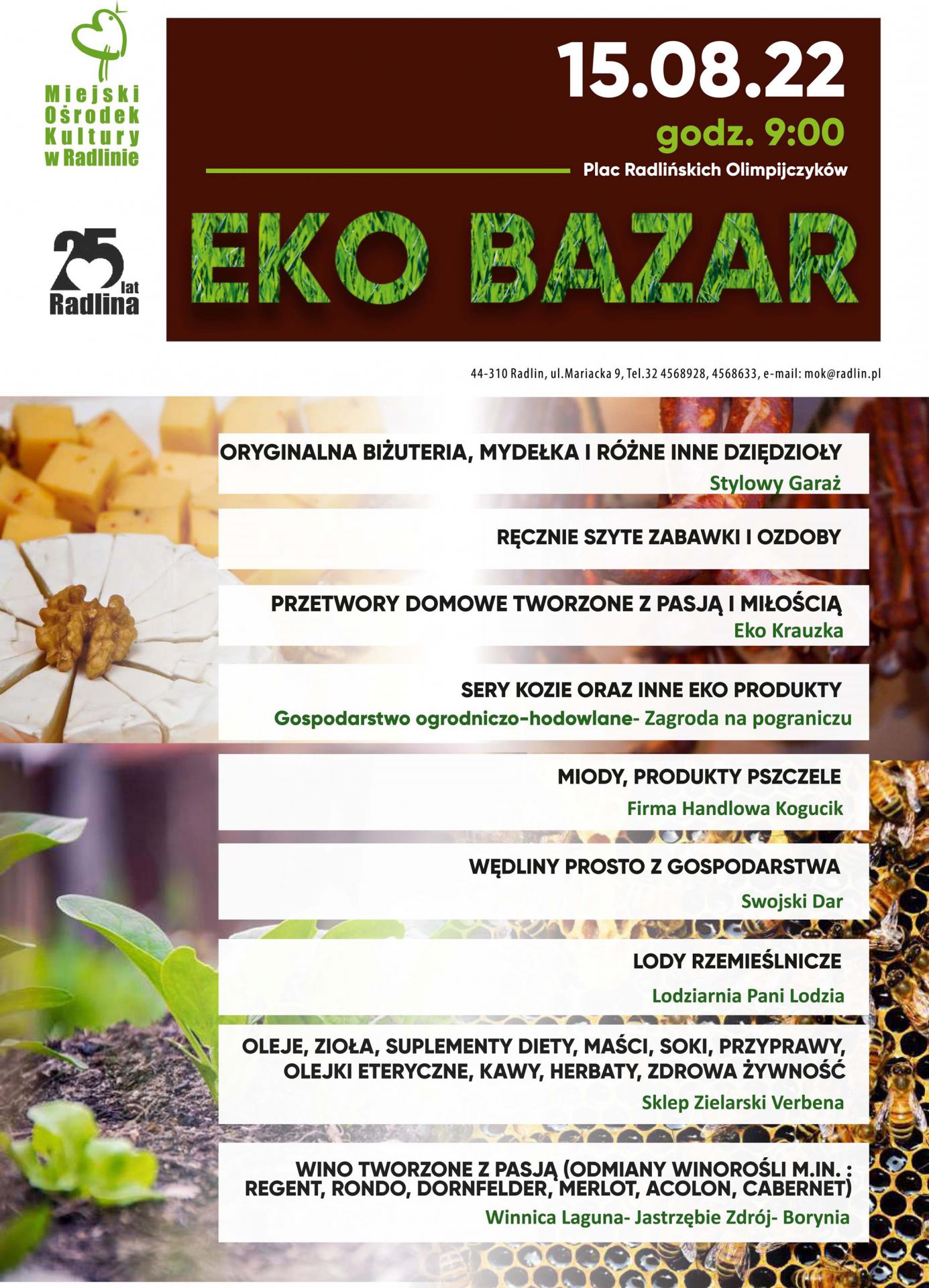 plakat - Eko Bazar w Radlinie