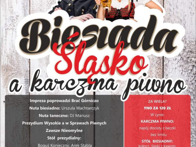 Plakat wydarzenia Biesiada śląsko a karczma piwno