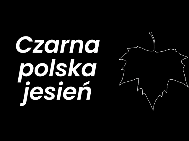 Grafika protestu Polska Czarna Jesień