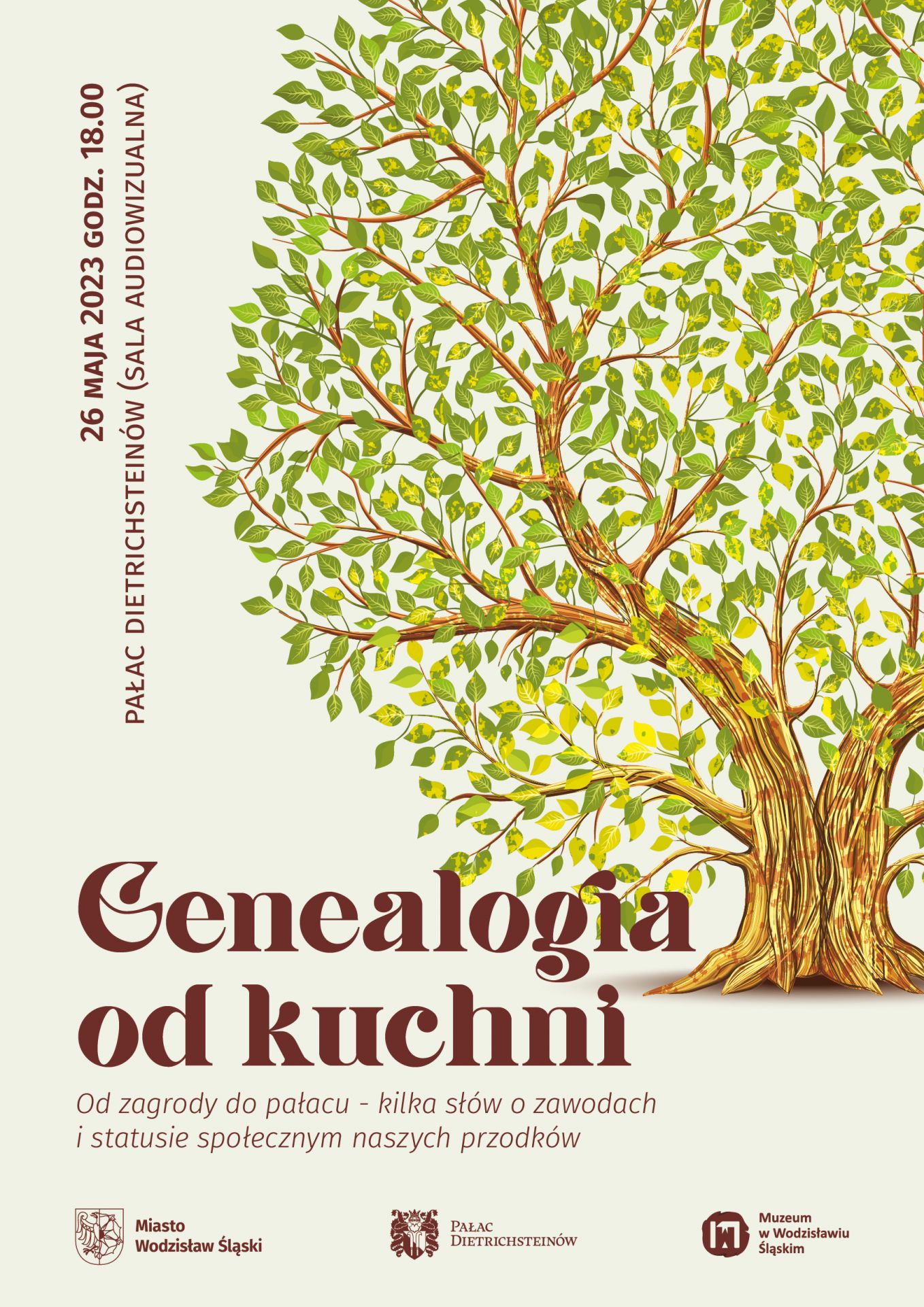 Plakat Genealogia od kuchni