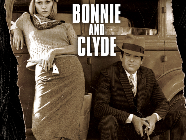 Plakat - „Bonnie i Clyde” w wodzisławskim Pegazie
