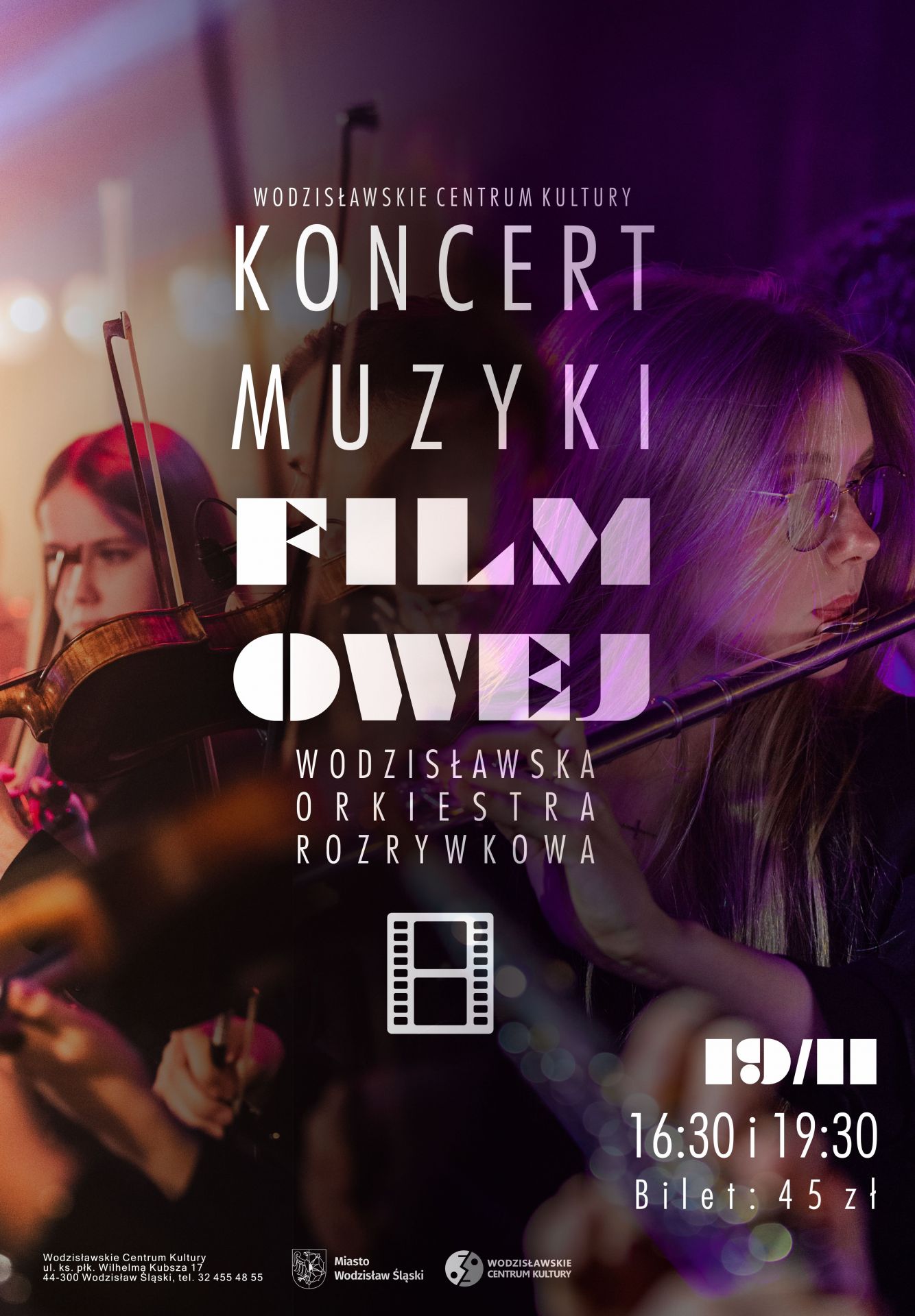 koncert muzyki filmowej - plakat