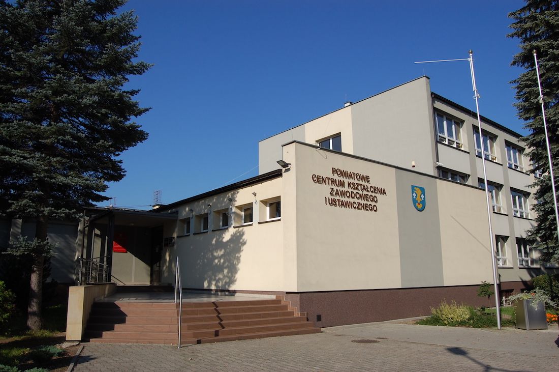 budynek Powiatowego Centrum Kształcenia Zawodowego i Ustawicznego w Wodzisławiu Śl.