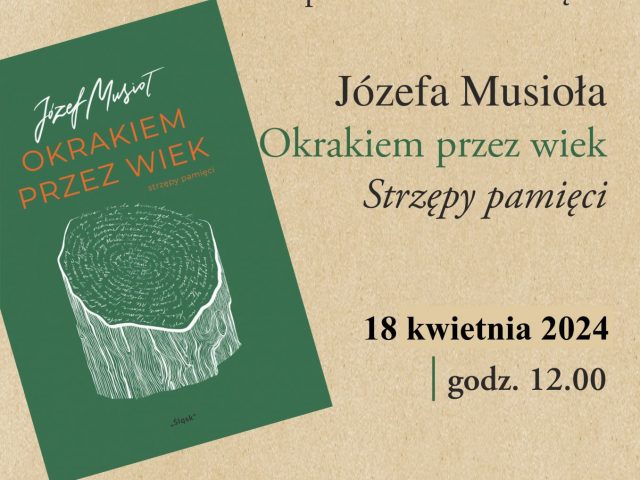 Spotkanie autorskie Józefa Musioła - plakat