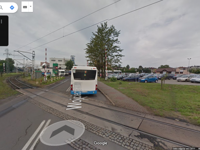 Przejazd kolejowy na ul Korfantego w Radlinie Google Maps Google Street View